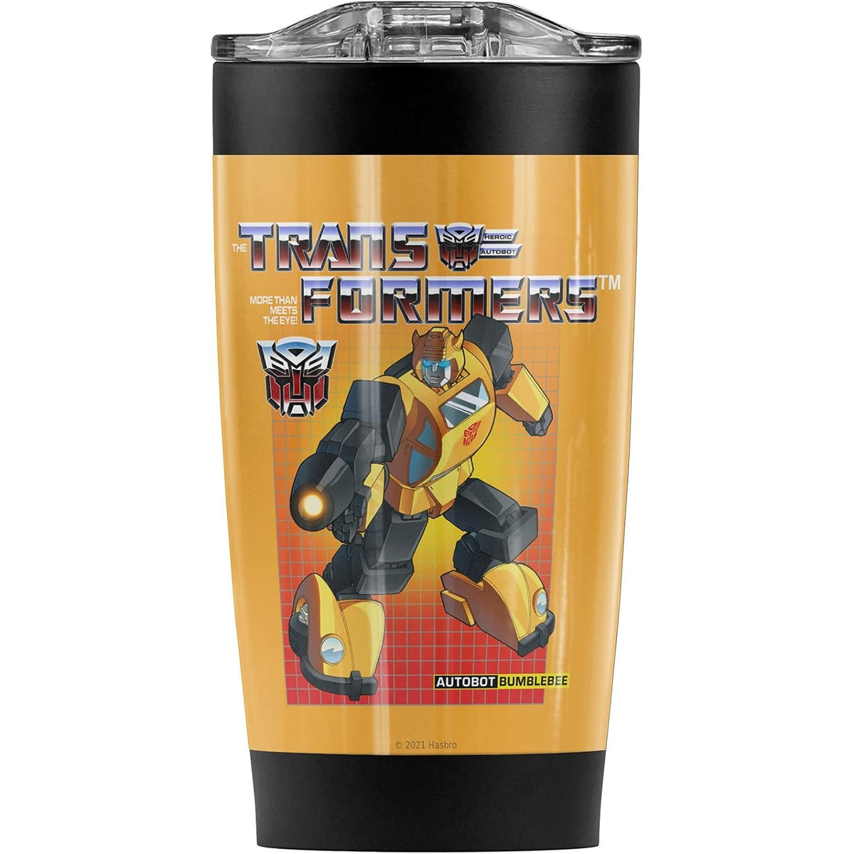 BRAND NEW ~ Transformers Bumblebee Stainless Steel 20oz Tumbler Travel Mug Cup