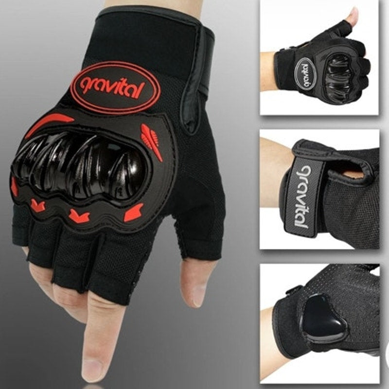 BRAND NEW ~ Red & Black Breathable Motorcycle Dirt Bike Riding Gloves ~ Size XL