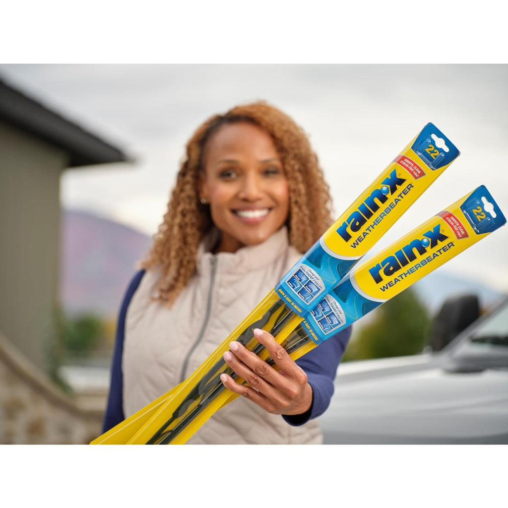 BRAND NEW ~ Set/2 Rain-X 820248 Weather Beater Wiper Blades ~ 26" & 17"