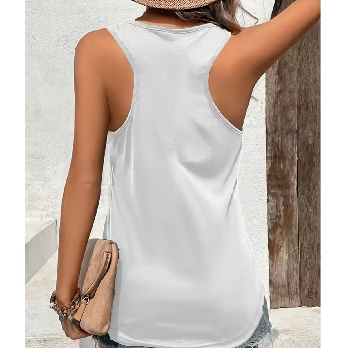 NWT ~ "Raised on 90's Country" Sleeveless Summer T-Shirt ~ Women's Size LARGE