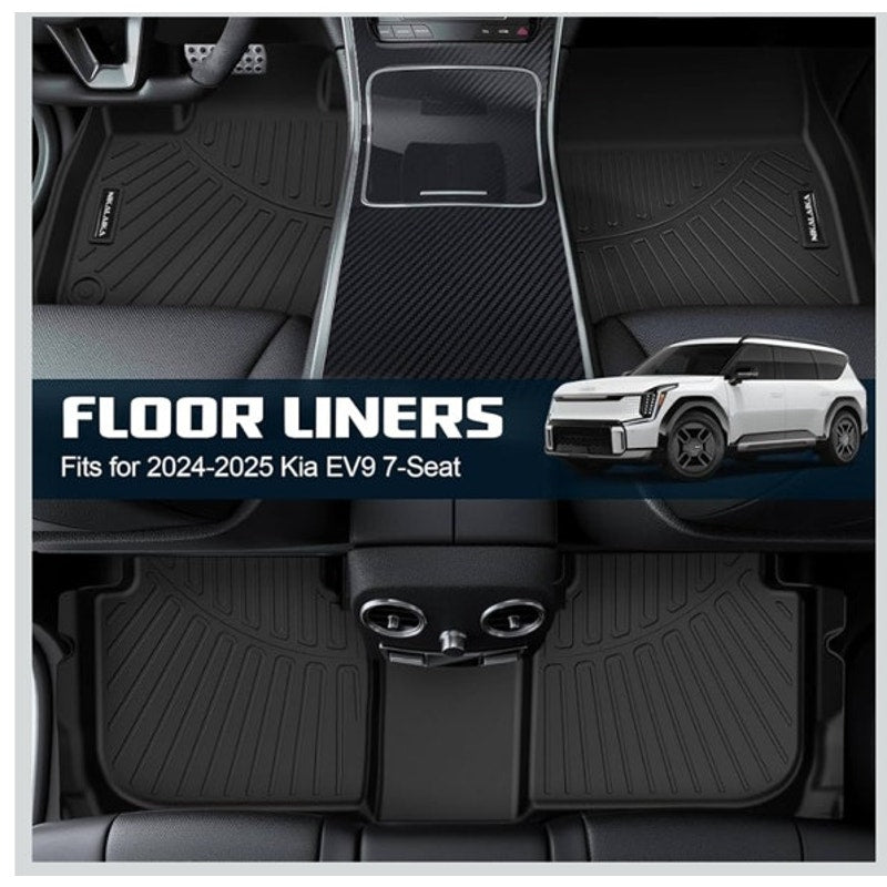 BRAND NEW ~ NIKALAIKA Floor Mats & Cargo Liner 2024 2025 Kia EV9 All Weather NWT
