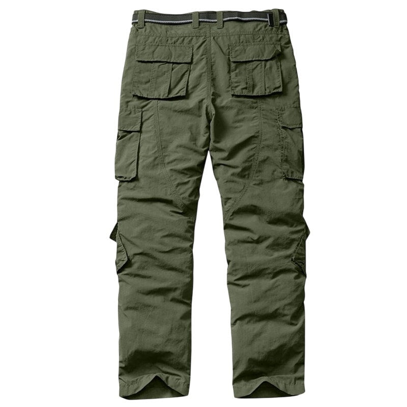 NWT ~ Mens Dark Green Quick Dry Waterproof Hiking Fishing Lightweight Pants ~ 38