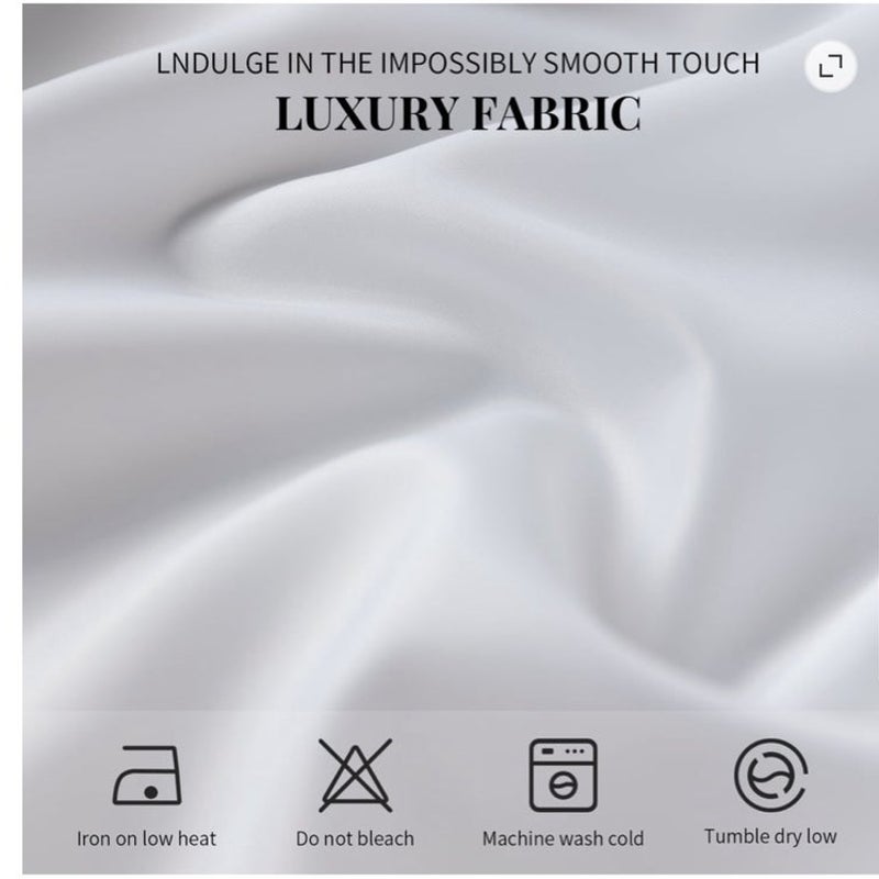 BRAND NEW ~ White Fabric Water-Repellent Stall Shower Curtain ~ 36" x 72"