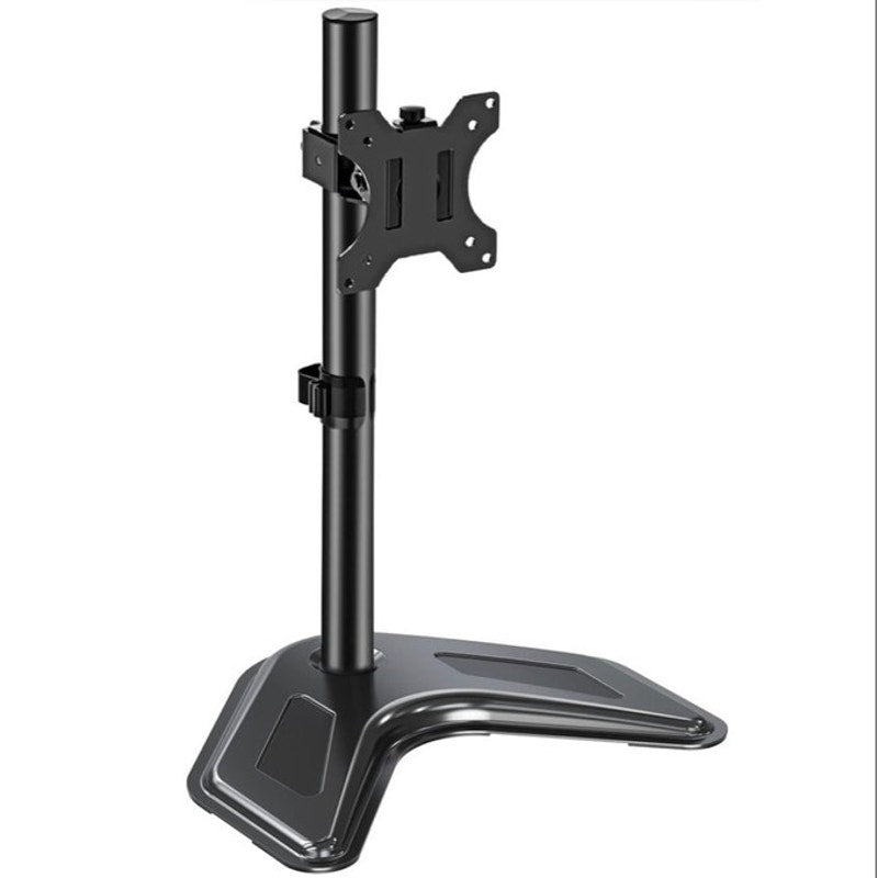 BRAND NEW ~ Black Single Monitor Stand Fits 13" to 32" Screen Desk Monitor Mount