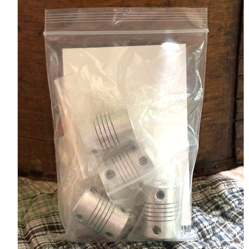 BRAND NEW ~ 4Pcs 4mm to 5mm Aluminum Alloy Shaft Coupling Motor Joint Connector