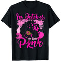 NWT ~ Breast Cancer Awareness October Pink Black Cotton T-Shirt ~ Plus Size 2X