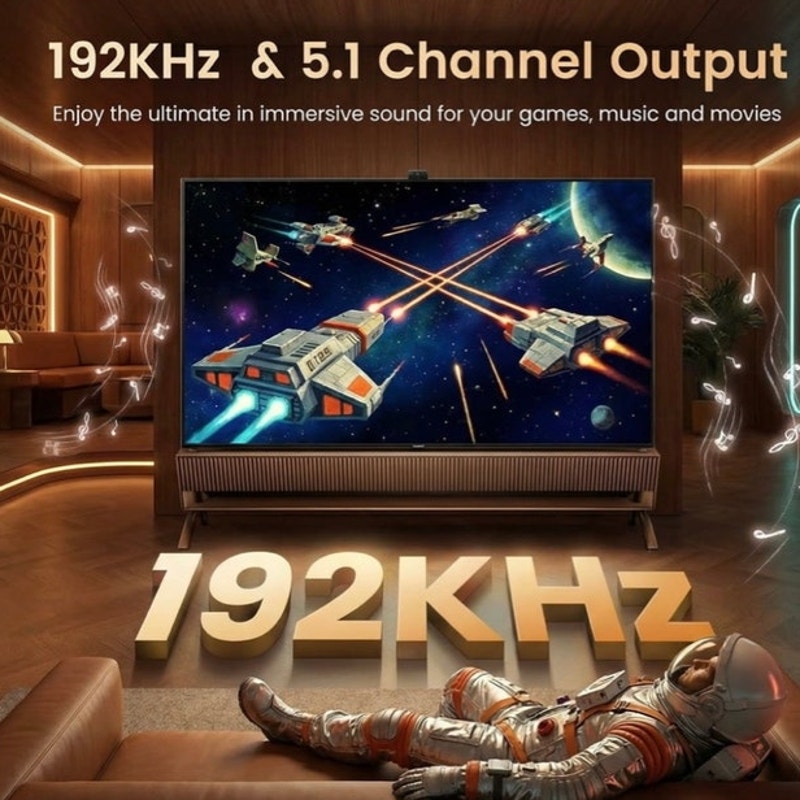 BRAND NEW ~ HDMI ARC Audio Extractor Digital to Analog Audio Converter TV Jack