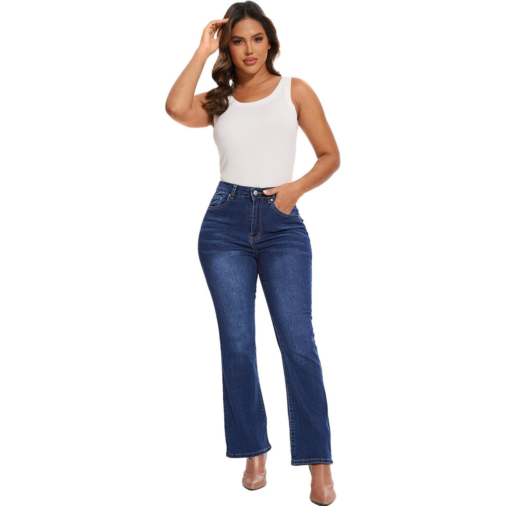 NWT ~ Women's Embroidered Back Pockets Denim Blue Jeans ~ Size SMALL