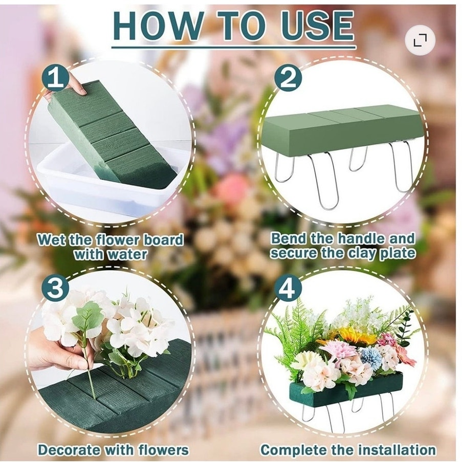 BRAND NEW ~ Set/8 Outdoor Grave Headstone Cemetery Memorial Flower Saddles