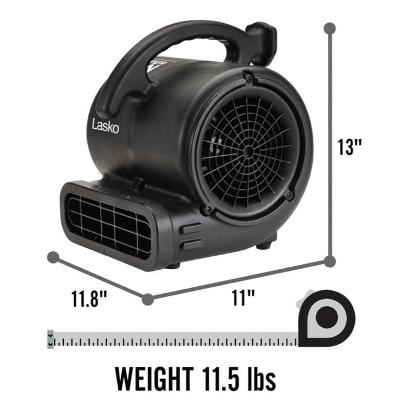 BRAND NEW ~ Super Fan Max 13" 3-Speed High Velocity 2 Outlets Air Mover SF-20-BK