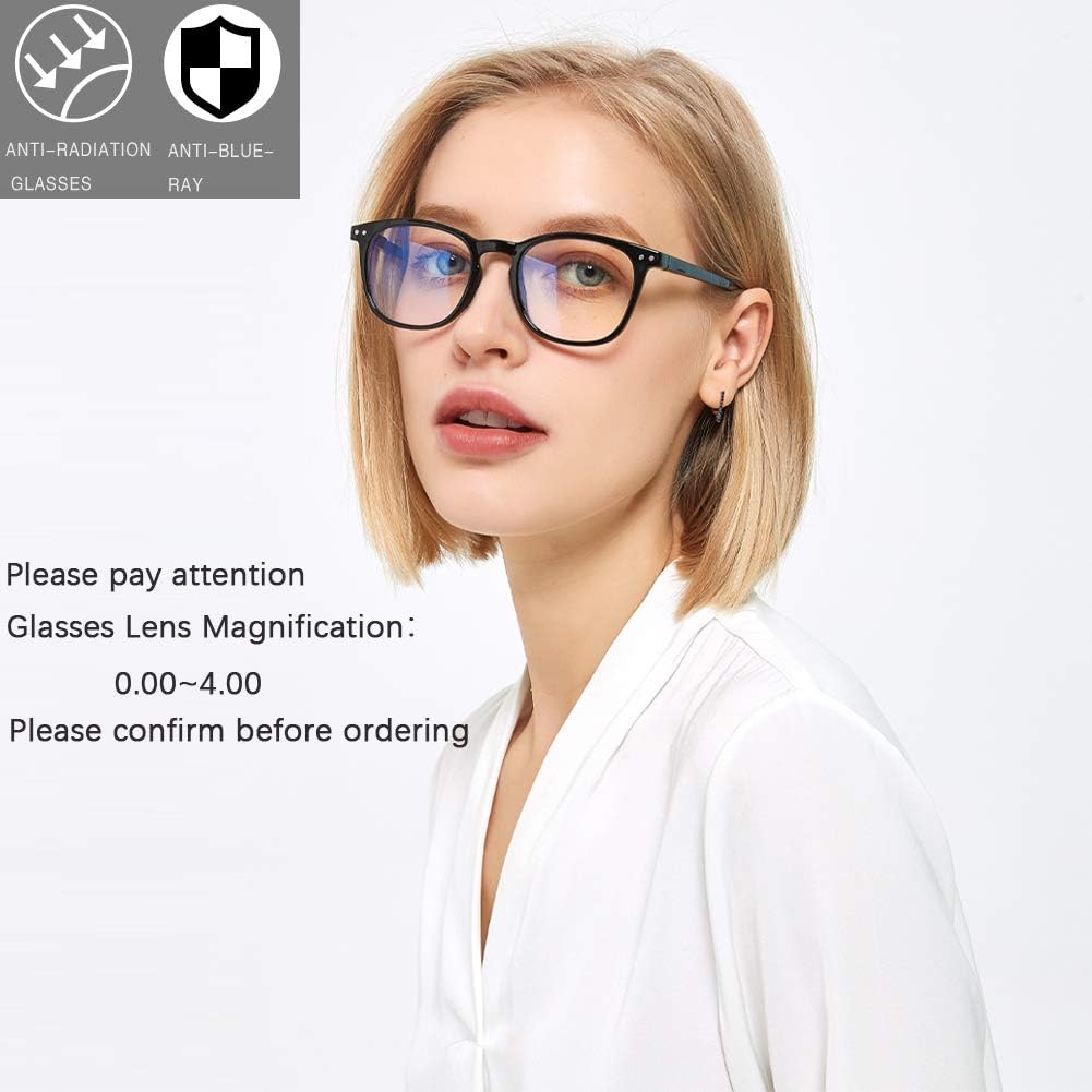 BRAND NEW ~ 3 Pairs Blue Light Blocking Anti UV Ray Filter Reading Glasses  1.00