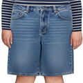 NWT ~ BRAND NEW ~ Plus Size Women's Cotton Denim Blue Jean Shorts ~ Size 2X