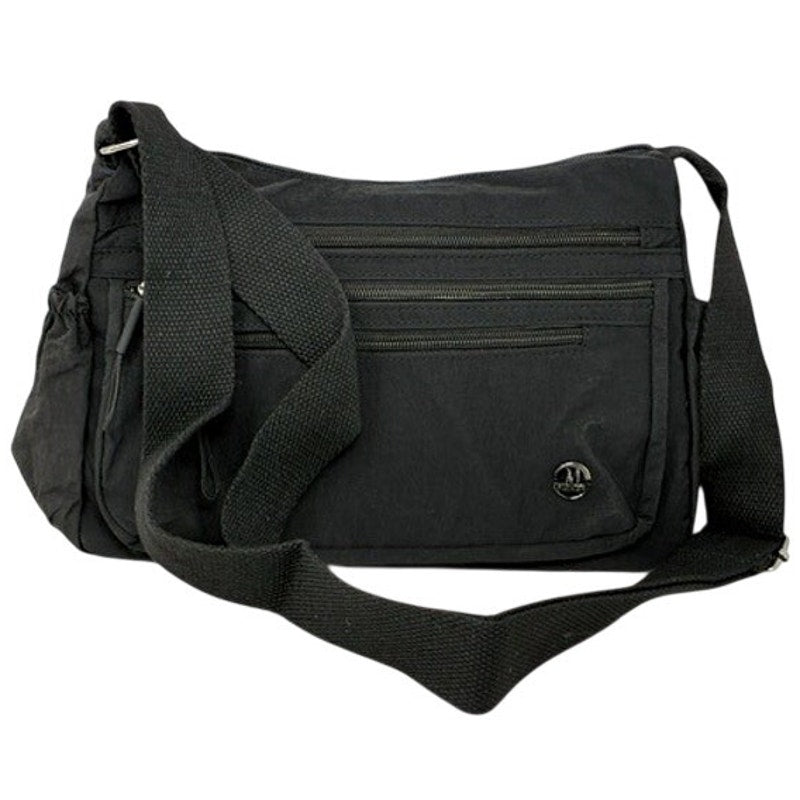 NWT ~ Black Casual Crossbody Bag with Anti-Theft Pocket Water-Resistant Purse