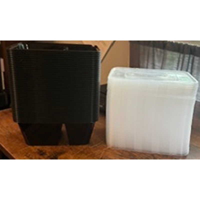BRAND NEW ~ Set/44 ~ 2 Compartment 24oz Meal Prep Lunch Containers Food Storage