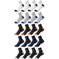 NWT ~ 10 Pairs Men's Classic Multicolor Crew Ankle Socks ~ Unisex ~ Women