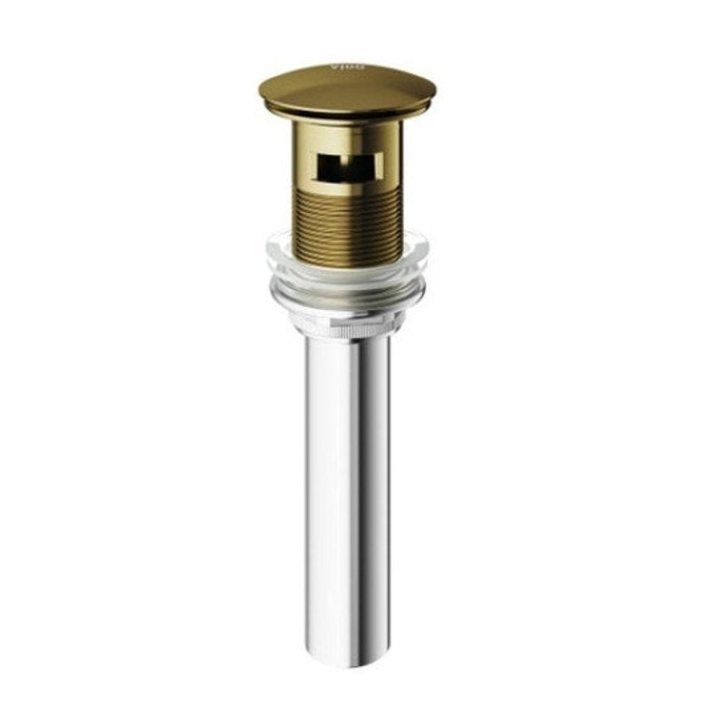 NWT ~ VIGO 1-3/4" Bathroom Sink Pop-up Drain Overflow Brushed Gold - VG16002MG