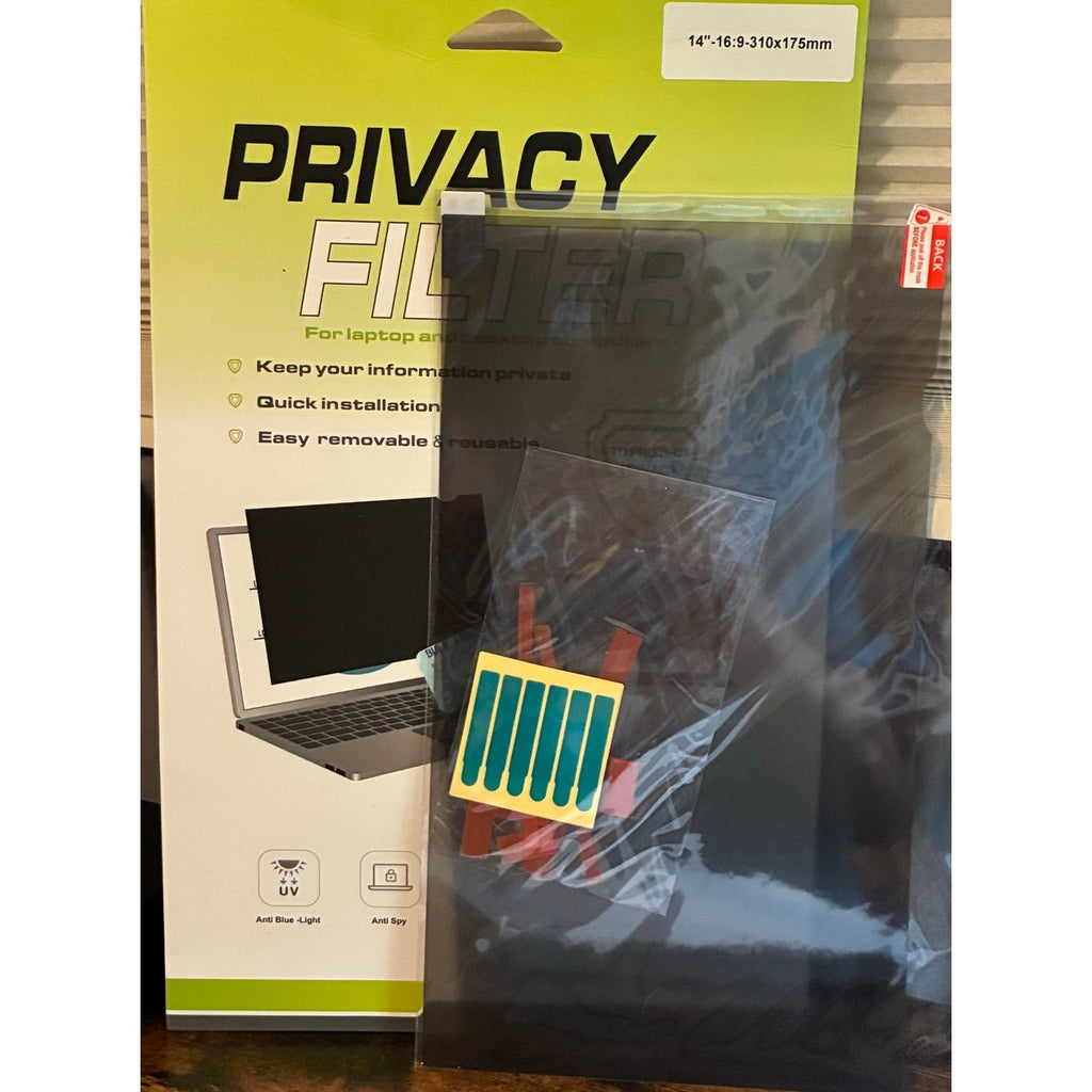 BRAND NEW ~ 14" Anti Glare Laptop Privacy Screen for 16:9 Computer Monitor