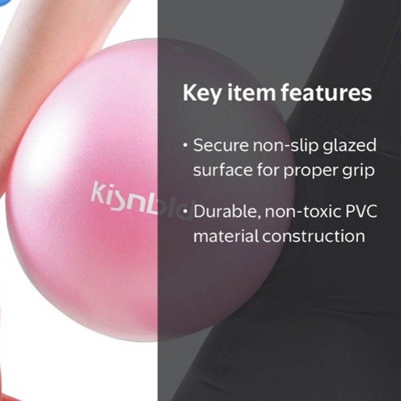 BRAND NEW ~ Pilates 9 Inch Anti Burst Small Exercise Ball for Stretching etc..