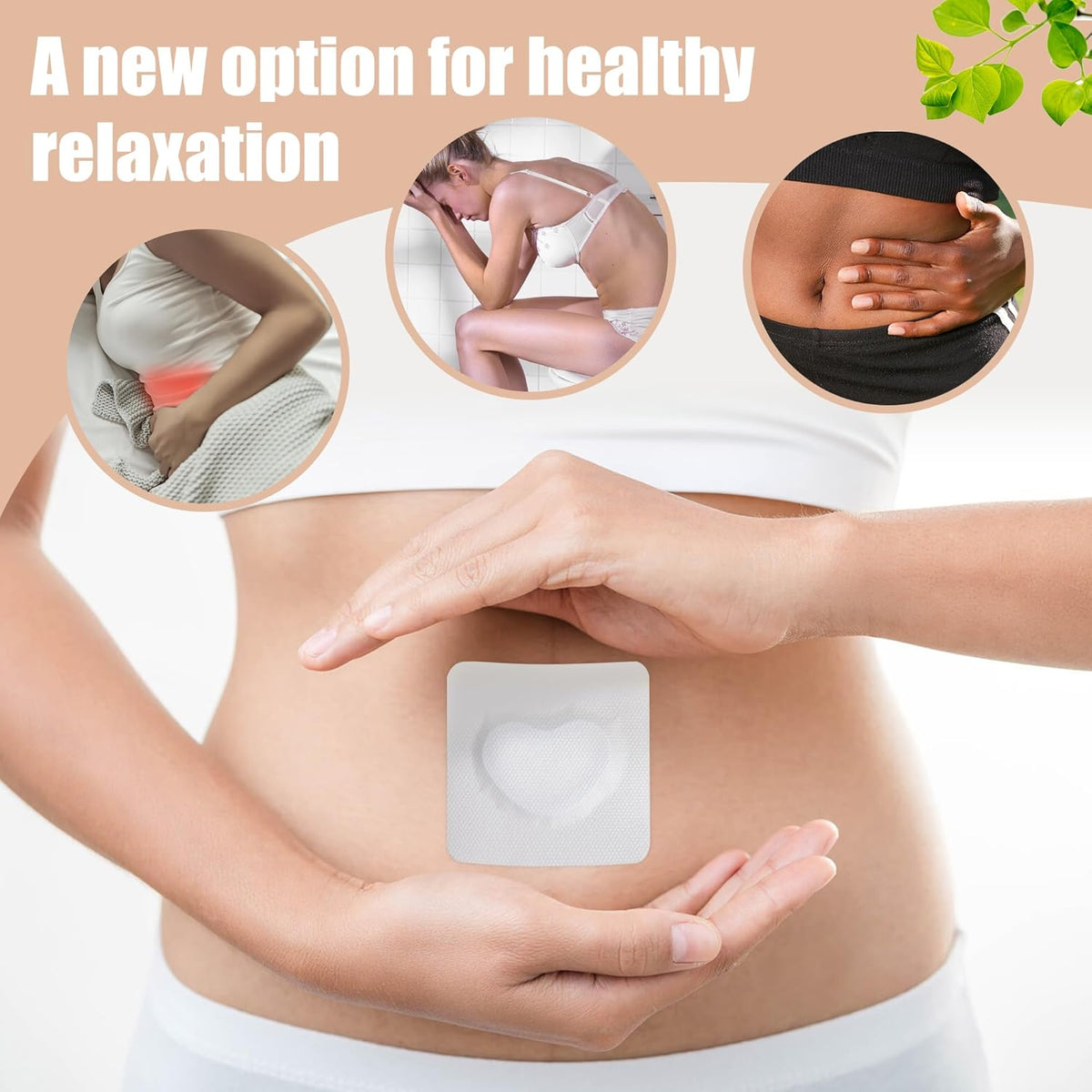 BRAND NEW ~ 30Pcs Disposable Castor Oil Adhesive Pack Wrap Belly Button Patches
