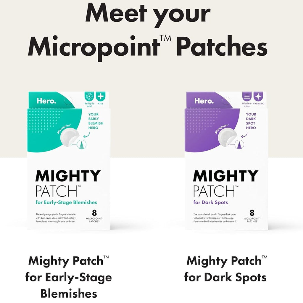 BRAND NEW ~ 8 Mighty Patch Hero Cosmetics Micropoint™ Post Blemish Dark Spots