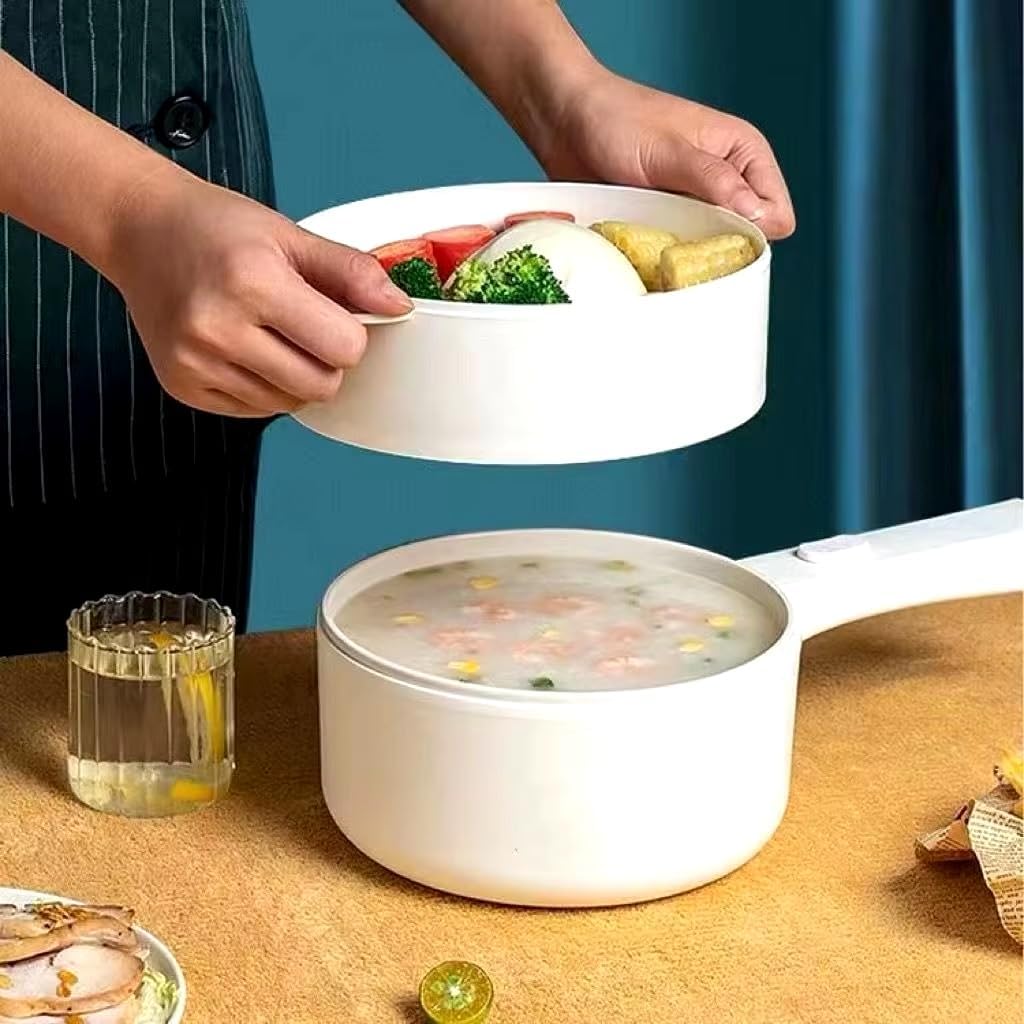 BRAND NEW ~ 2L Electric Multi-Function Non-Stick Ceramic Hot Pot & Steamer