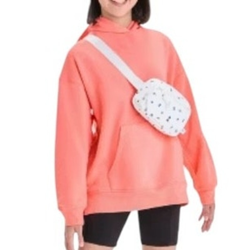 NWT ~ Art Class Pink Coral Hoodie Activewear Pullover Sweatshirt ~ Girls MED (8)