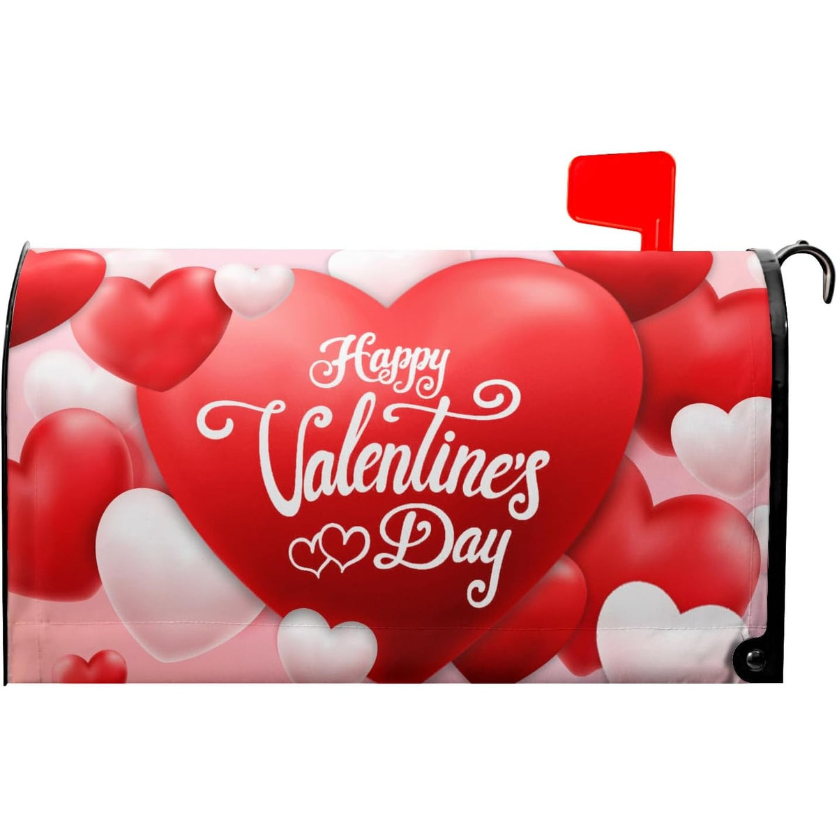 NWT ~ Happy Valentine's Day Magnetic Mailbox Cover ~ Red & Pink Love Hearts