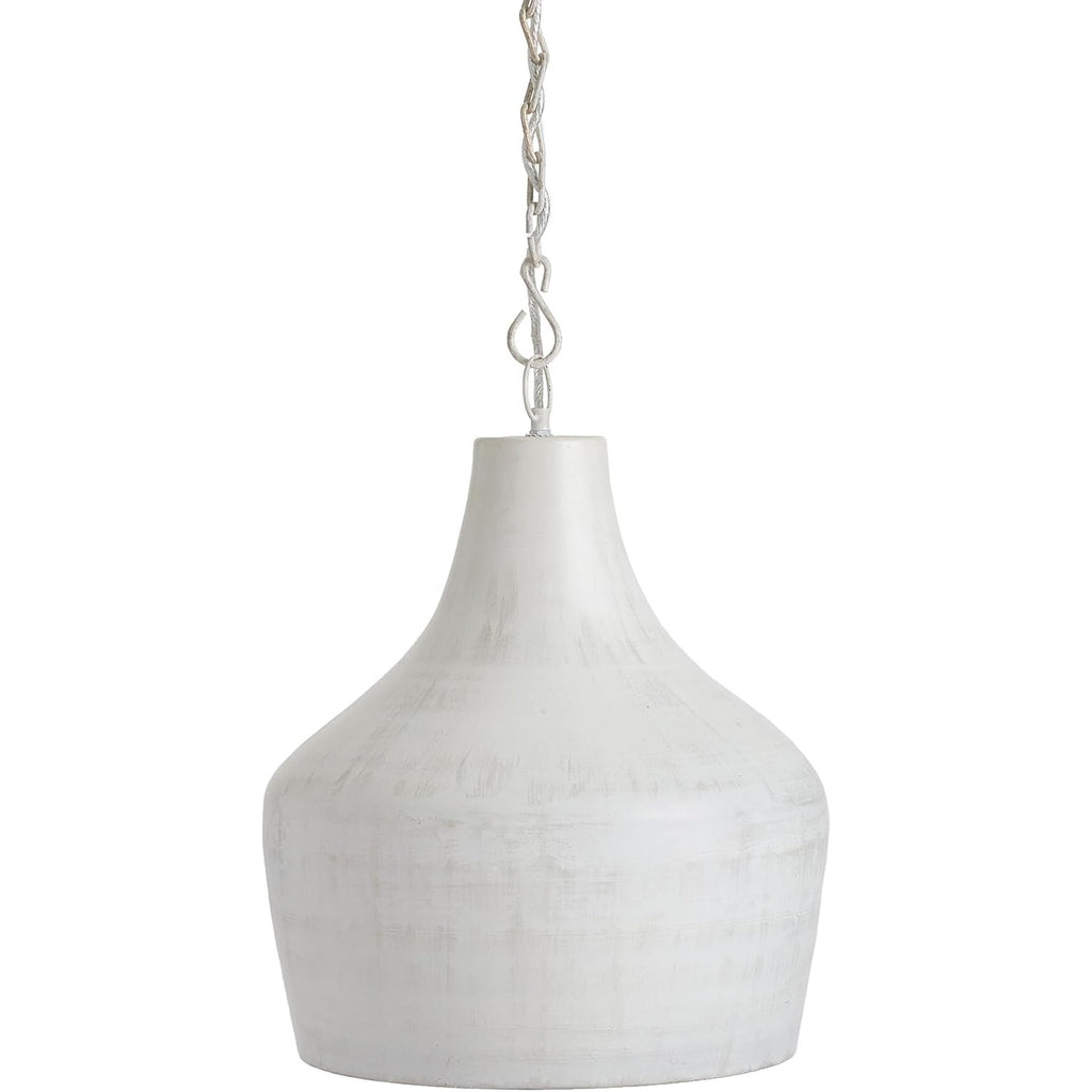 NWT ~ Napa Home & Garden Terrance Modern Farmhouse White Hanging Pendant Light
