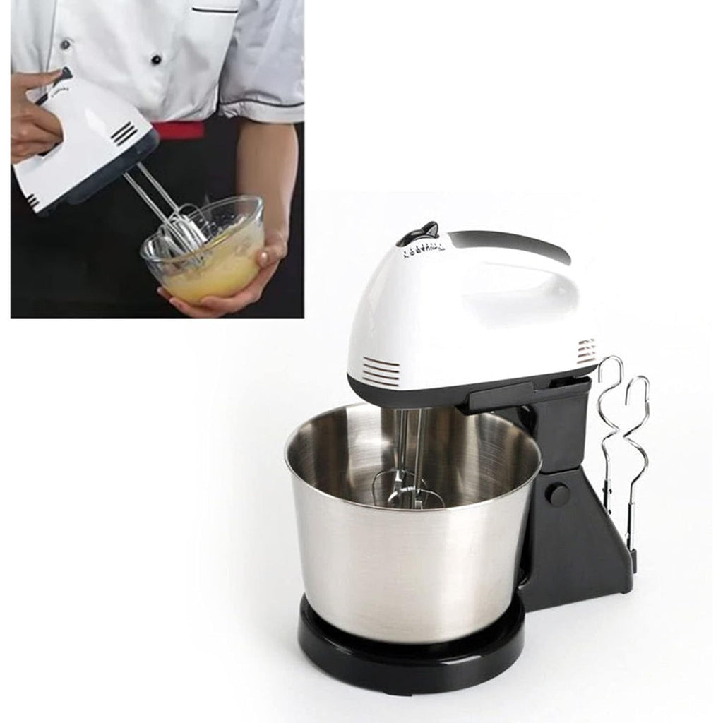 NWT ~ Electric Stand Mixer Whisk & Dough Hook ~ Small Household Hand Stand Mixer