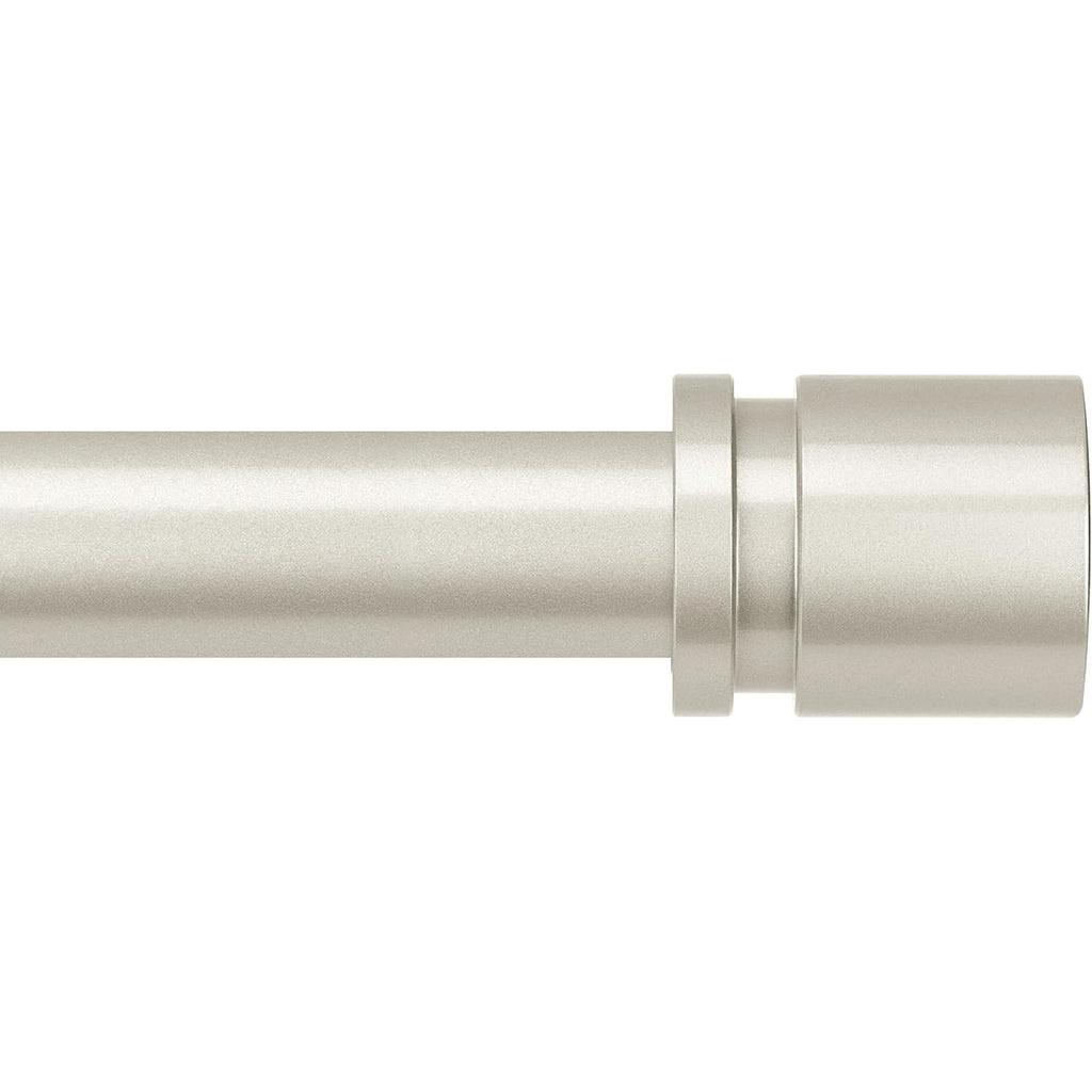 NWT ~ Brushed Nickel Adjustable Window Modern Farmhouse Curtain Rod ~ 16" - 28"