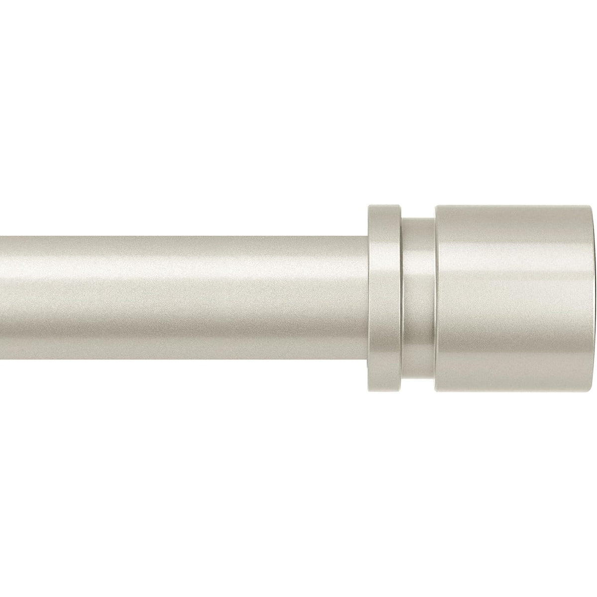 NWT ~ Brushed Nickel Adjustable Window Modern Farmhouse Curtain Rod ~ 16" - 28"