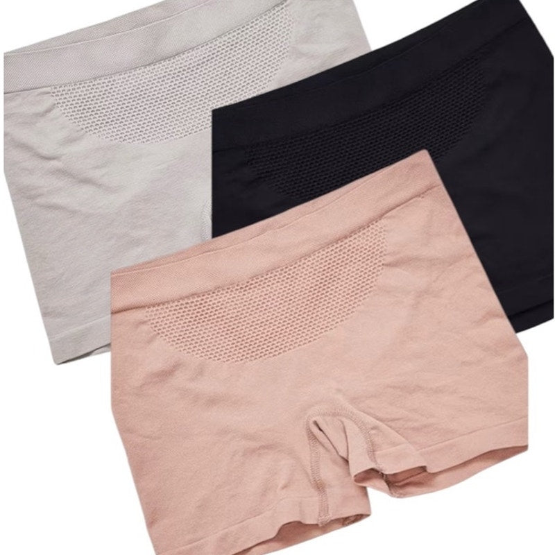 BRAND NEW ~ 6pr Women's Boy Shorts Panties Underwear ~ 2 Gray 2 Black 2 Beige