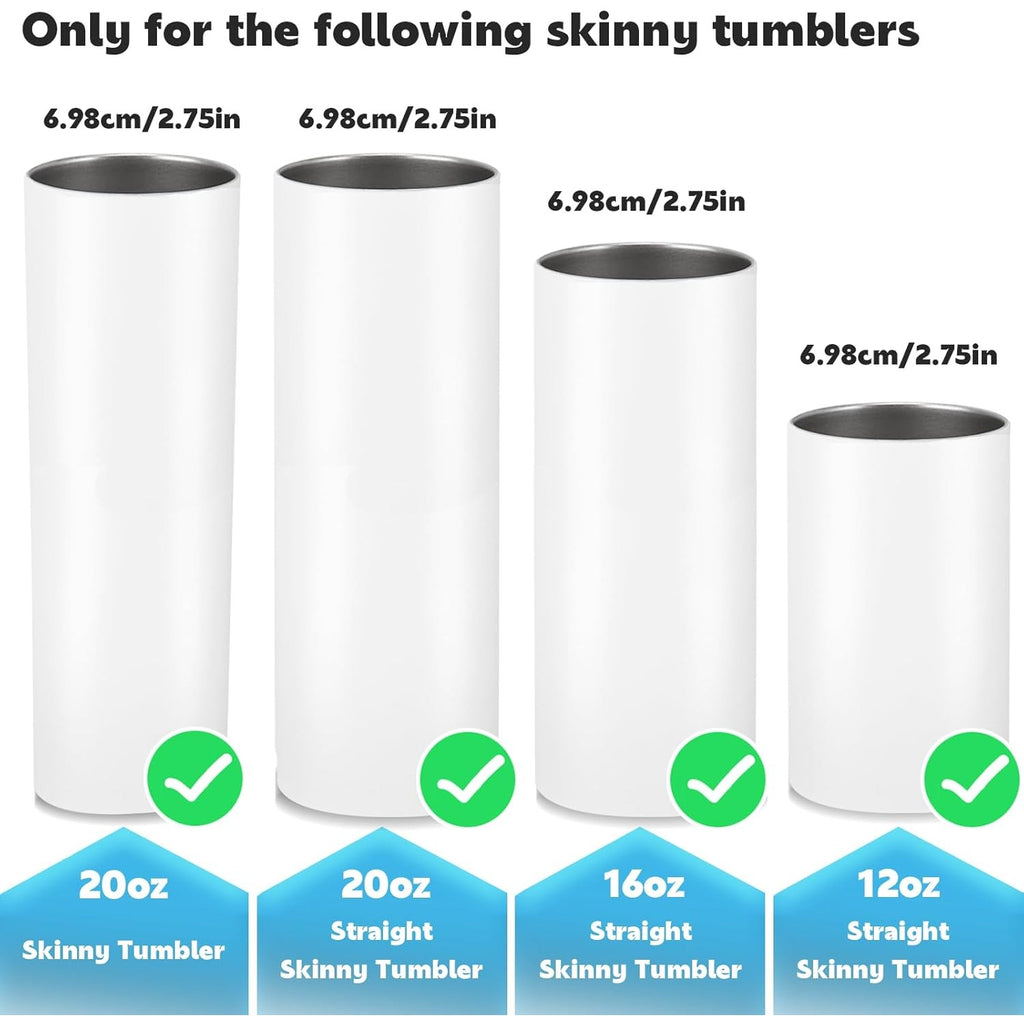 BRAND NEW ~ Set/6 ~ 20oz Skinny Tumbler Spill Proof Replacement Lids