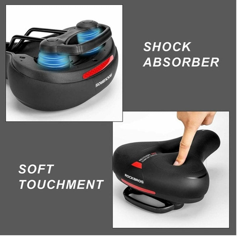 BRAND NEW ~ Wide Waterproof Universal Fit Bicycle Saddle Memory Foam Bike Seat