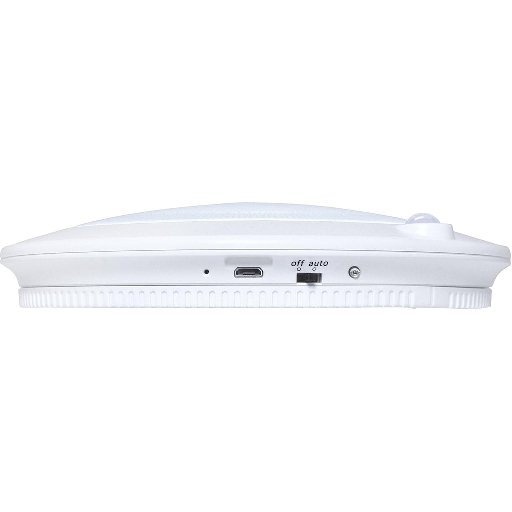 BRAND NEW ~ White Rechargeable LED Motion Activated 7" Round Closet Light