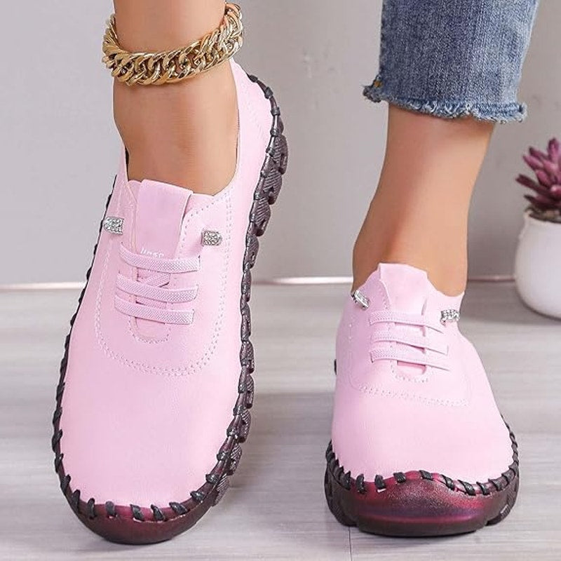 BRAND NEW ~ Women's Pink Flat Comfortable Loafers Shoes ~ Size 11 (42)
