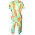 NWT ~ 2pc. Tie Dye Orange & Green Short Sleeve Top & Capri Pants ~ Women's LARGE