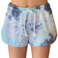 NWT DISNEY Gifts Orlando Florida Blue Tie Dye Shorts DREAMSICLE ~ LARGE