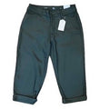 NWT ~ ST JOHNS BAY Mid Rise Oregano Green Casual Capri Pants ~ Women's Size 6