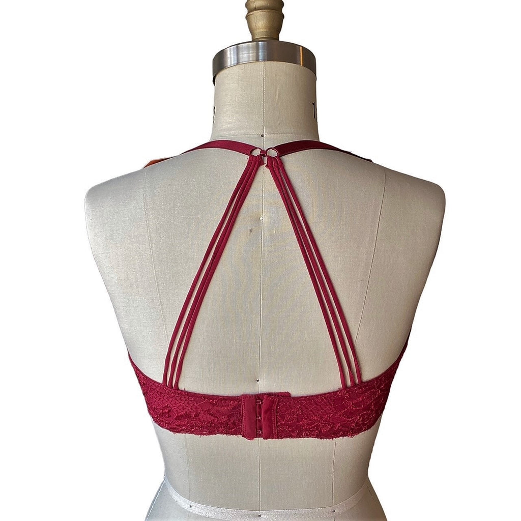 NWT 2 BELLINI Lace Underwire Black & Red Bras ~ Womens Bra Size 40C