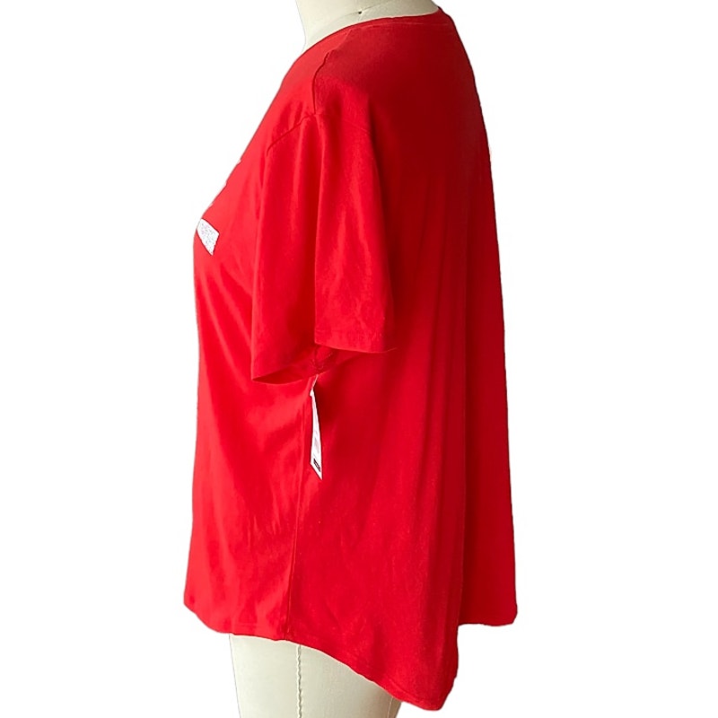 NWT COCA COLA Red Logo Short Sleeve Summer T Shirt Top ~ Women's Size 2XL (19)