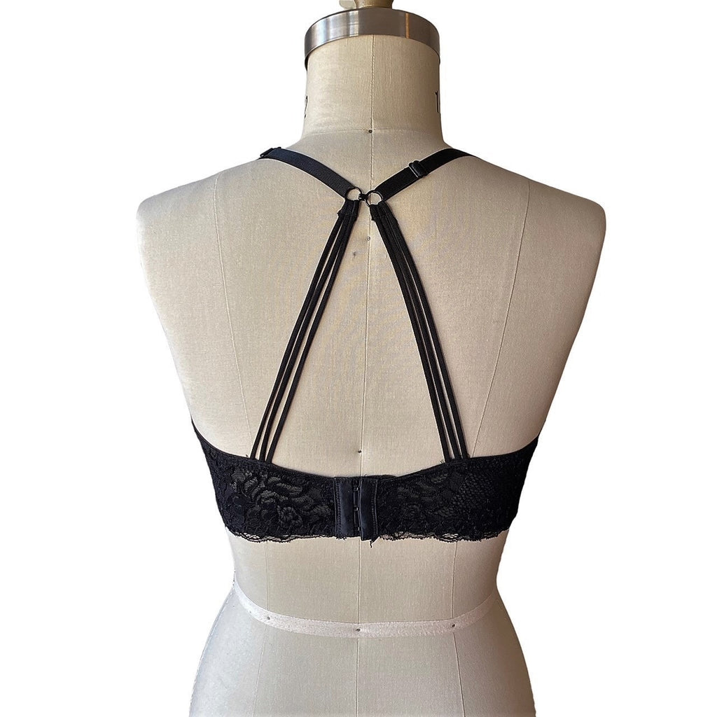 NWT 2 BELLINI Lace Underwire Black & Red Bras ~ Womens Bra Size 40C