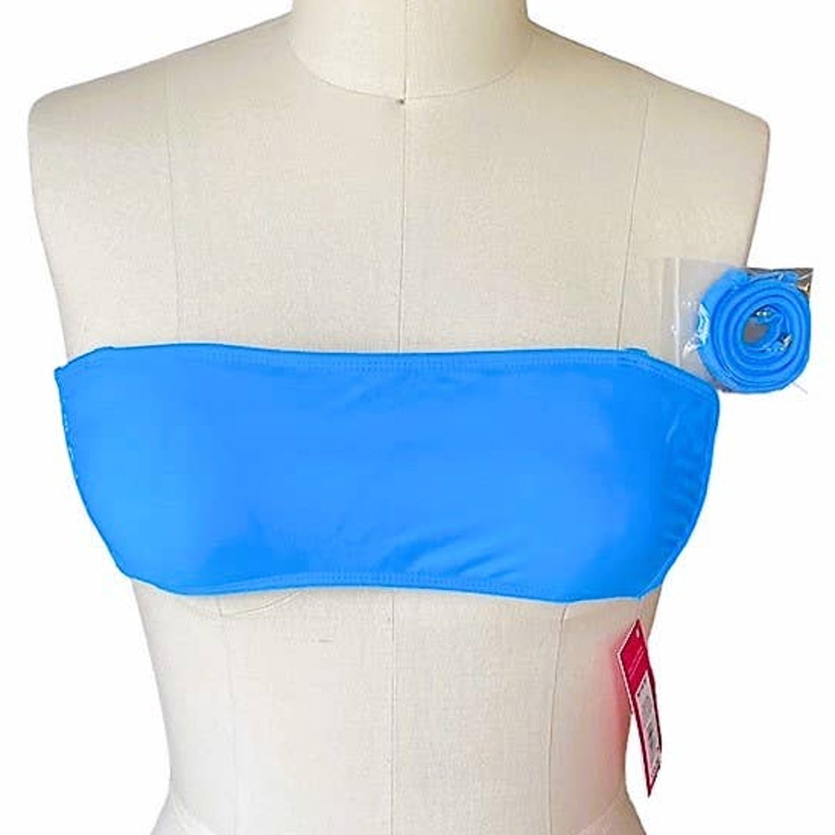 NWT ~ XHILARATION Removeable Straps Blue Bikini Top ~ Womens Size SMALL
