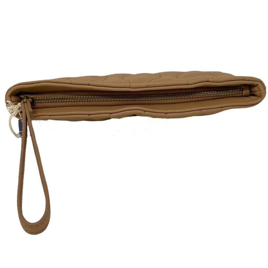 NWT ~ UNIVERSAL THREAD Tawny Brown Ladies Wristlet Clutch Cosmetic Bag Purse NEW