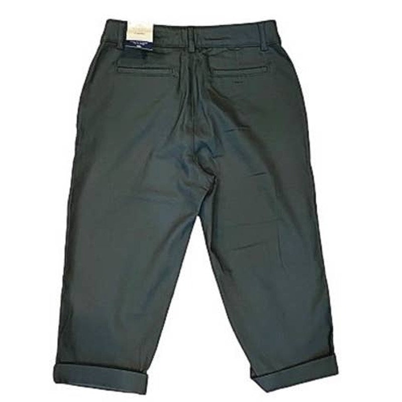 NWT ~ ST JOHNS BAY Mid Rise Oregano Green Casual Capri Pants ~ Women's Size 6