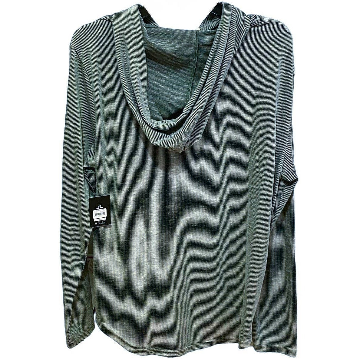 NWT ~ NOBO Men's NO BOUNDARIES Green Thermal Long Sleeve T-Shirt Hoodie ~ LARGE