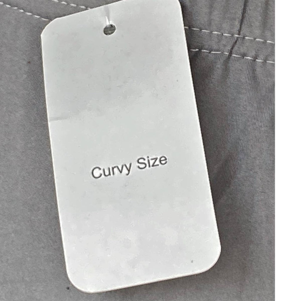 NWT DU DN NORTH Silver Gray Silky Soft Leggings ~ Women's Curvy Size