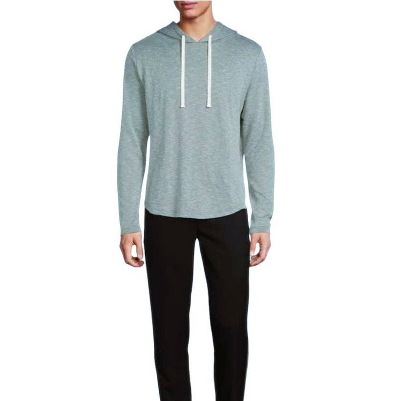 NWT ~ NOBO Men's NO BOUNDARIES Green Thermal Long Sleeve T-Shirt Hoodie ~ LARGE