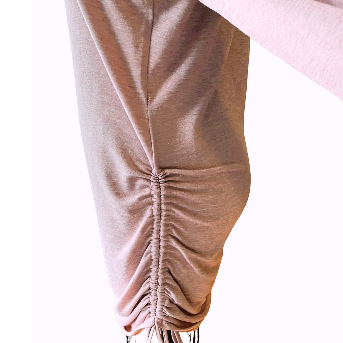 NWT Blush Pink Pullover Tunic Dress Ruched Sides by Papermoon  ~ Women's MEDIUM